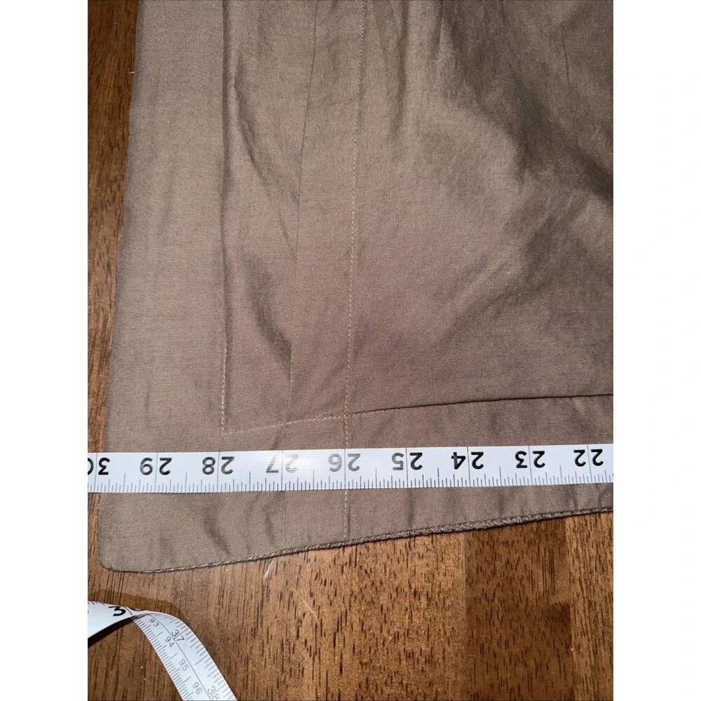 Pottery Barn Belgian Linen Standard Pillow Sham Taupe Textured Cover 26x20